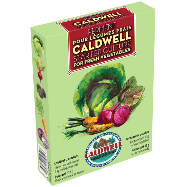 Boite de ferments à légumes Caldwell en France