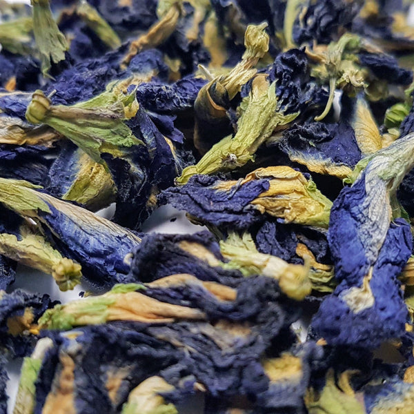 fleurs de pois papillon (clitoria ternatea)